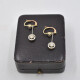 Caravanas En Oro 18K Y Brillantes Caravanas En Oro 18K Y Brillantes