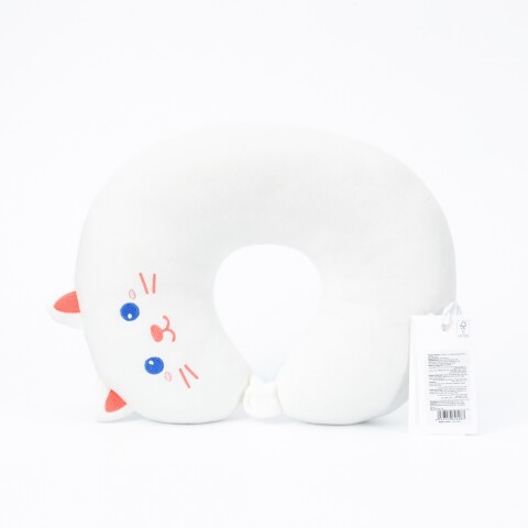 ALMOHADA PARA EL CUELLO CON FORMA DE U DE DIBUJOS ANIMADOS (GATO BLANCO) ALMOHADA PARA EL CUELLO CON FORMA DE U DE DIBUJOS ANIMADOS (GATO BLANCO)
