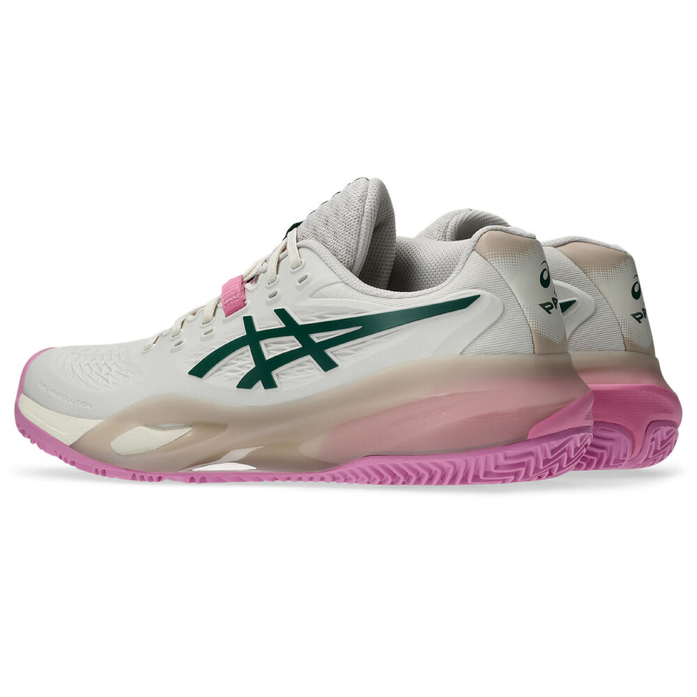 Zapatillas Tenis Gel-Resolution X Padel Mujer Soft Oat/jewel Green
