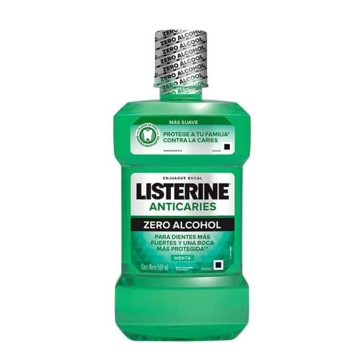 Listerine Enjuague Anti Caries Zero Alcohol 500 ml 