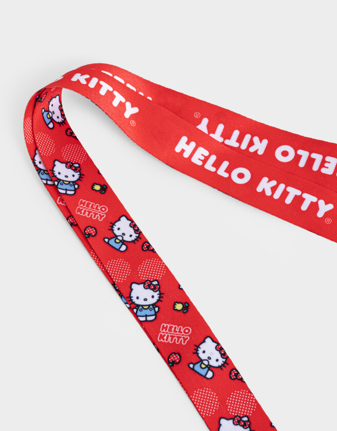 Accesorios De Celular Varios Licencias Strap Portacelular "hello Kitty" - Rojo Medio