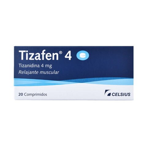 Tizafen relajante muscular 4 x20 Comprimidos