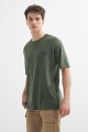 Remera básica VERDE OLIVA