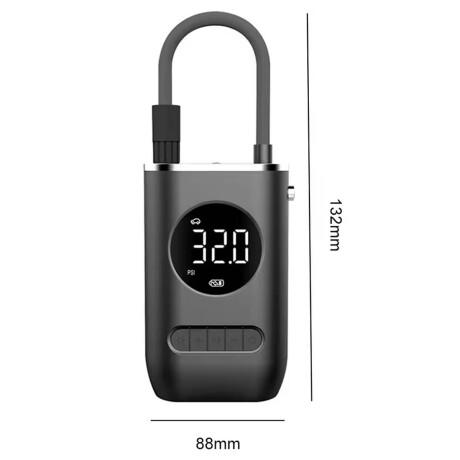 Inflador Portátil Compresor De Aire A Batería Multi Dep011005