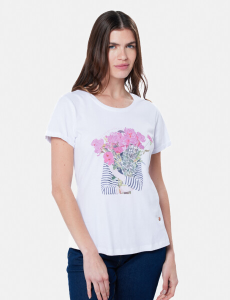 REMERA ESTAMPADA Blanco