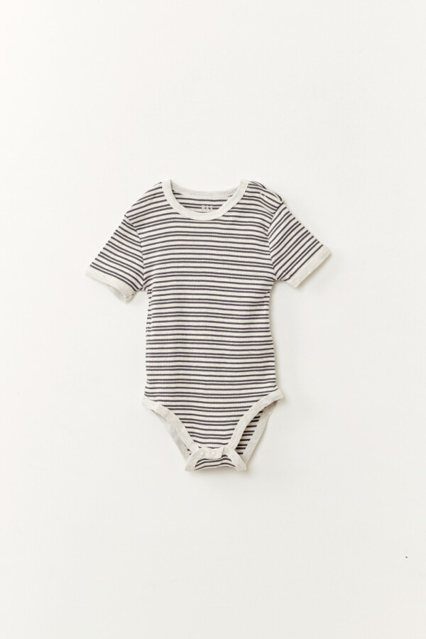 Body rib Rayas Gris