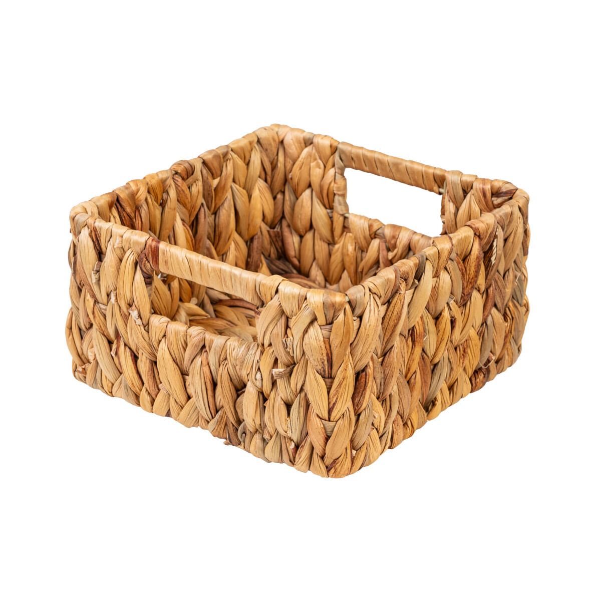 CAJA ORGANIZADORA - FIBRA-NATURAL NATURAL-BEIGE 27X27X15CM 