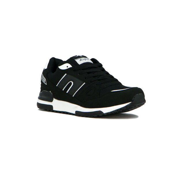 Austral Running Hombre Negro-blanco