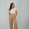 Pantalon Lino Slowly Beige