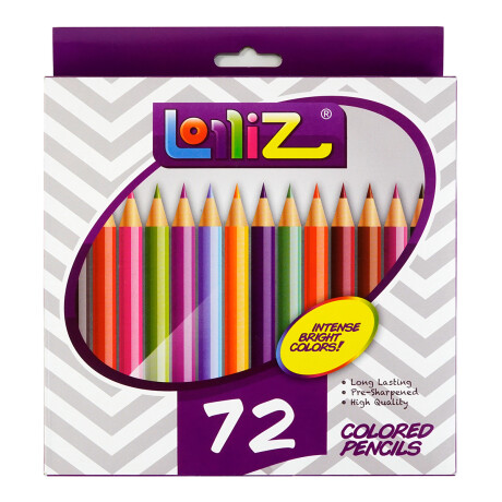 Lapices de colores x72 Lolliz Lapices de colores x72 Lolliz