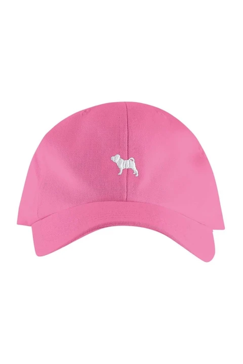 Gorro Visera Con Bordado Fucsia