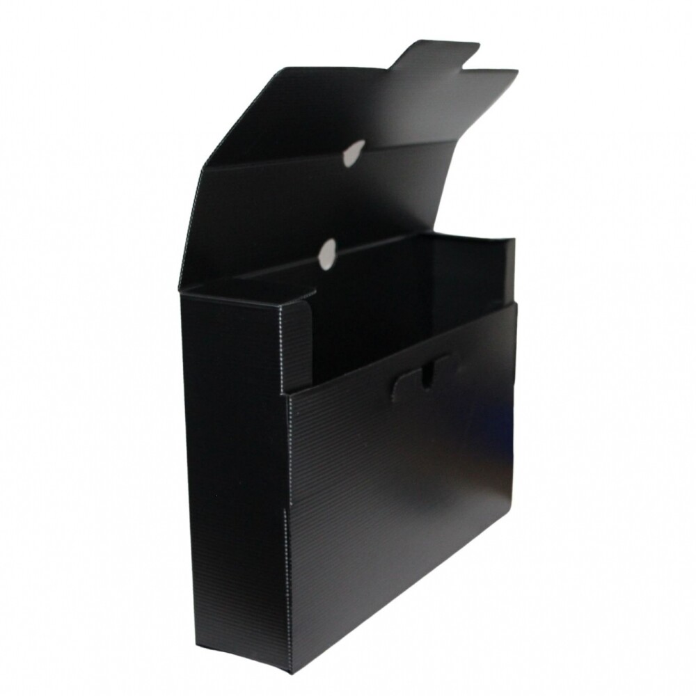 CAJA ARCHIVO PLASTICA DE 8CMS DE LOCMO COLOR NEGRO CAJA ARCHIVO PLASTICA DE 8CMS DE LOCMO COLOR NEGRO