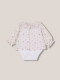 Camisa Body Estampada Blanco Roto