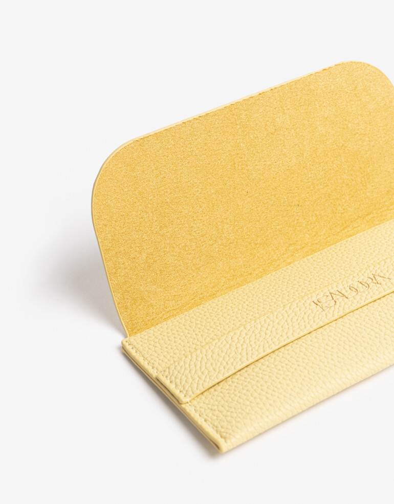 Estuches Anteojos PU Estuche De Anteojos De Pu. - Amarillo Claro