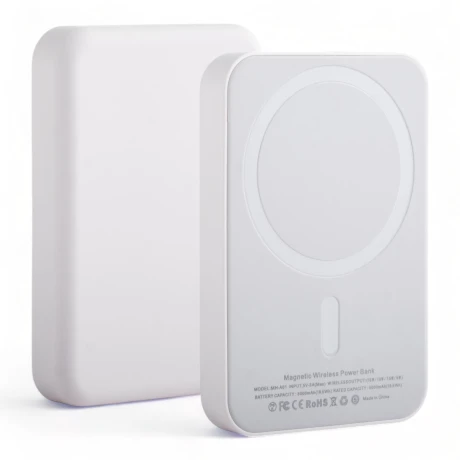 Power Bank O Bateria Externa Magnetica Magsafe Para iPhone 5000mah Blanco