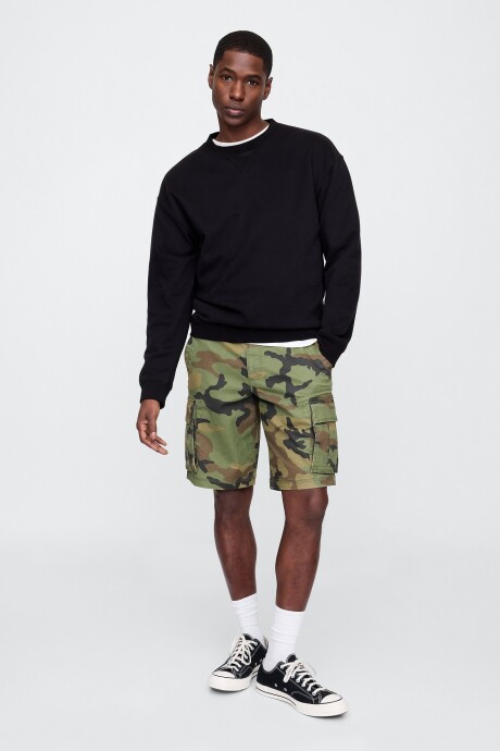 Bermuda Cargo 11Inch Hombre Mesculen Green