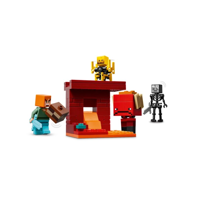 LEGO Minecraft La Batalla de la Lava del Nether 99 Piezas LEGO Minecraft La Batalla de la Lava del Nether 99 Piezas