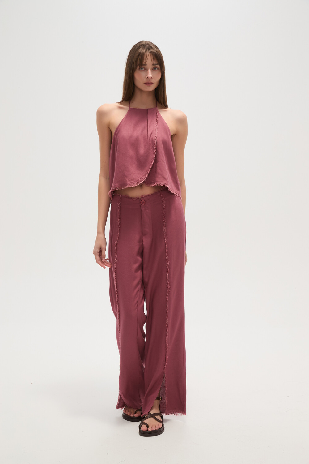 Tops Ialeico Bordeaux Claro