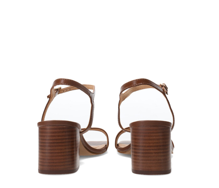 Sandalias de Mujer Bottero Taco Marrón Café