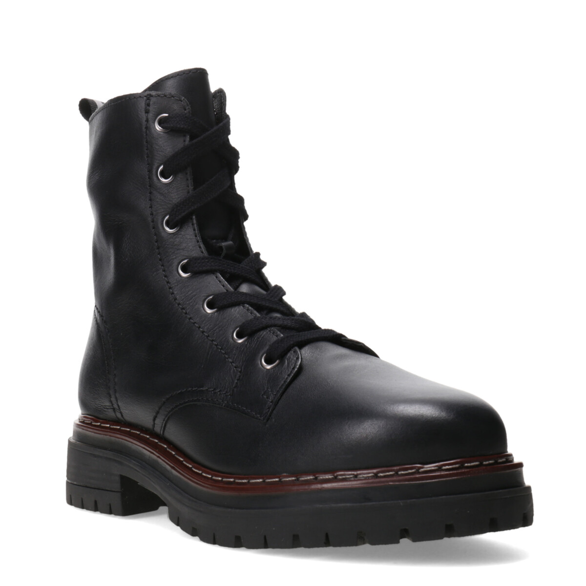 Bota de Mujer Bottero borcego acordonado 350921 - Negro 