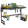 Escurridor De Platos Para Cocina Con Porta Cubiertos Escurridor De Platos Para Cocina Con Porta Cubiertos