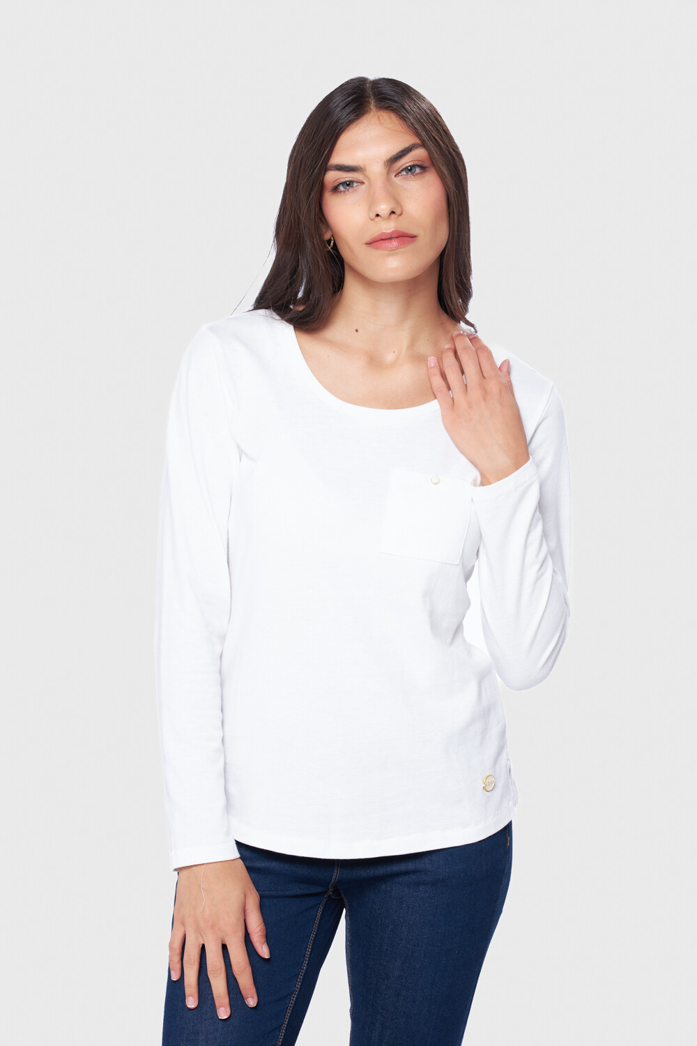 REMERA LISA Blanco