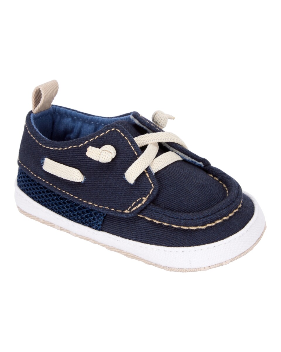 Zapato náutico para bebé, azul marino 
