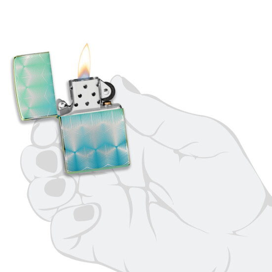Encendedor ZIPPO 49813 C/Diseño Verde 0