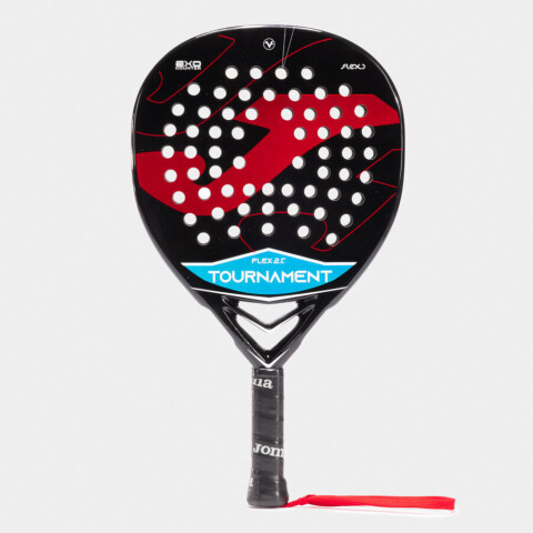 PALA DE PÁDEL TOURNAMENT FLEX NEGRO ROJO NEGRO-ROJO