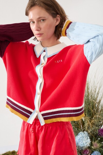 PRE VENTA CARDIGAN FUNNY Rojo