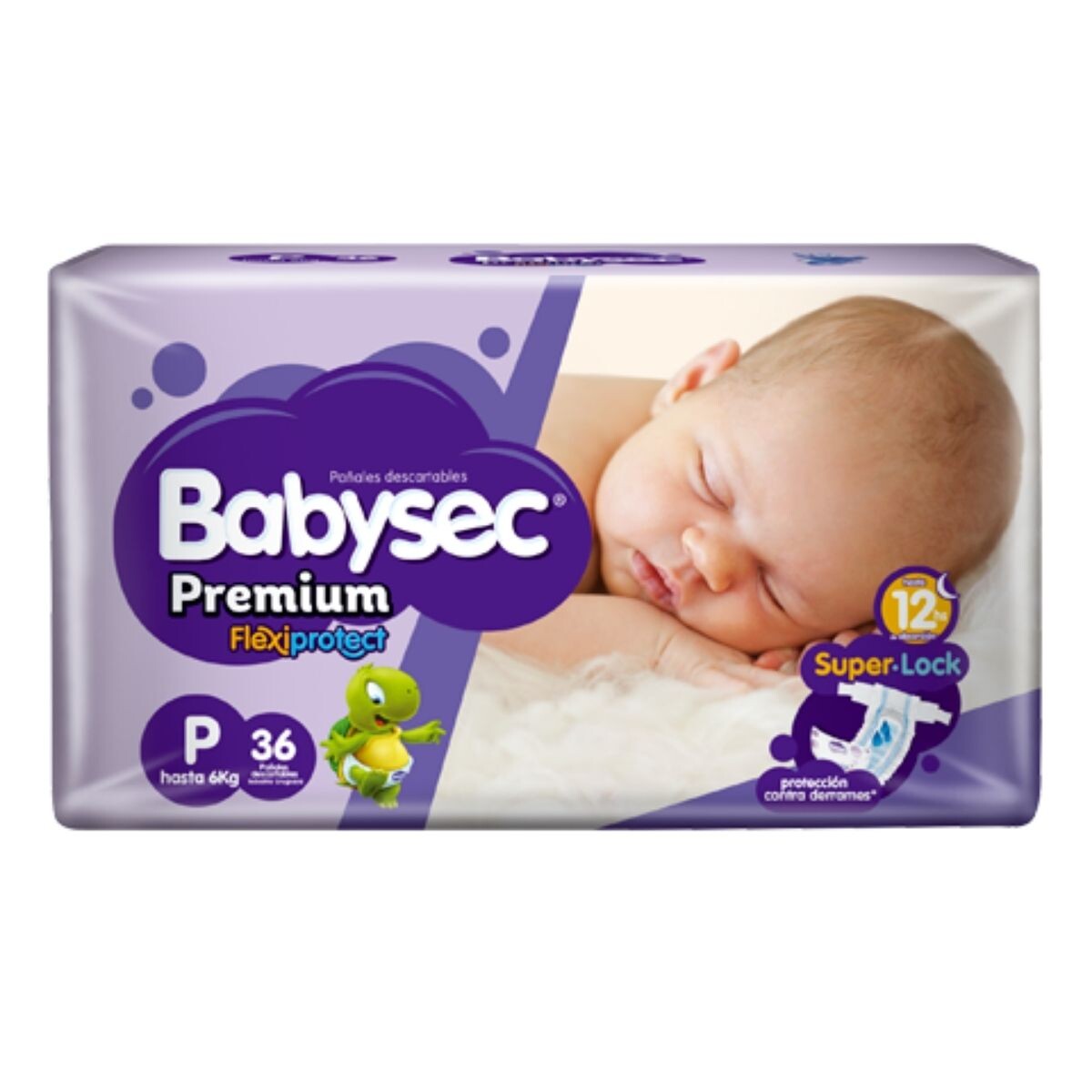 Pañales Babysec Premium Flexiprotect P X36 