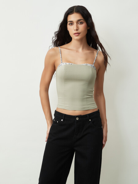 TOP LIMAN VERDE GRISACEO