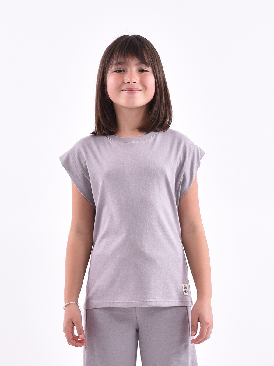 REMERA NEREA - GRIS OSCUROGenérico 