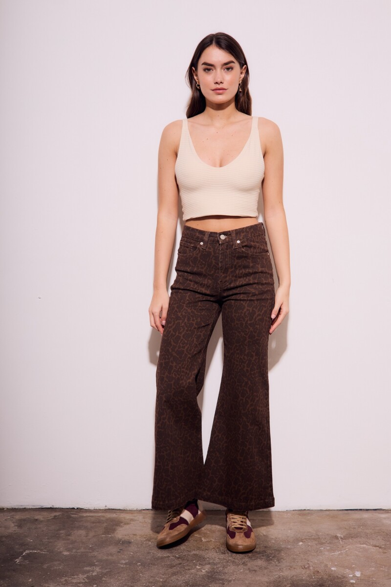 Jean Print Animal Print