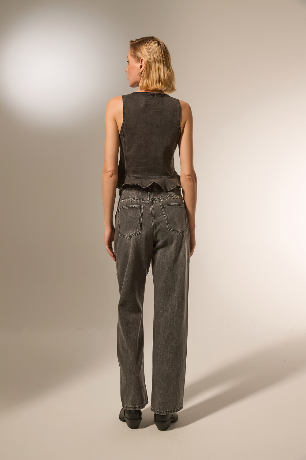 Pantalon Lilie Gris Claro
