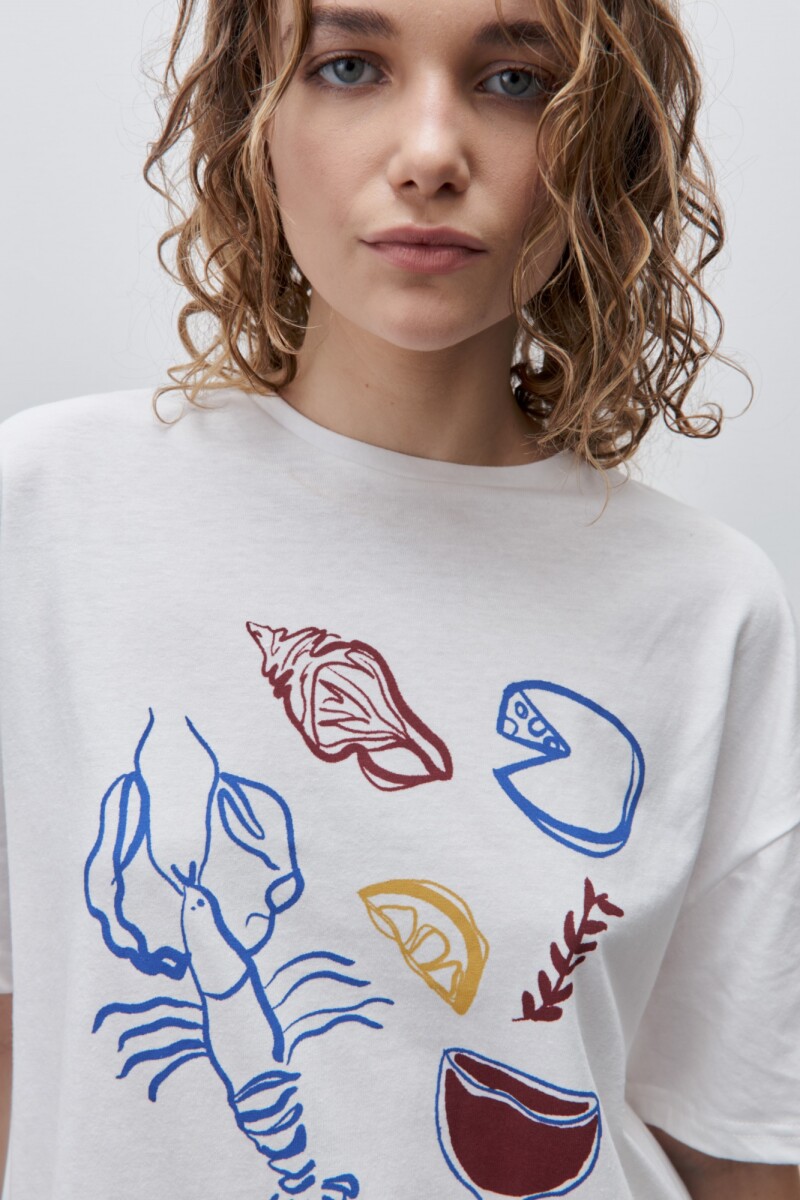 REMERA RENI Blanco