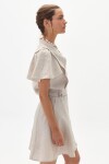 Falda Alu en Lino Natural