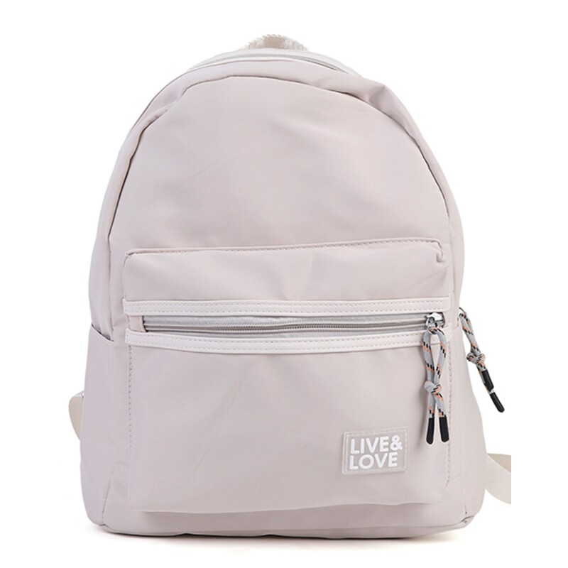 Mochila Canva Holanda resistente y ligera Crudo