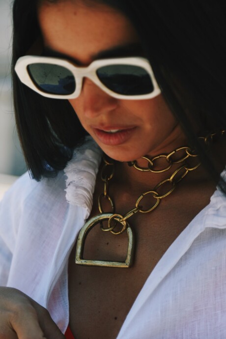 Estribo Chain Bronce