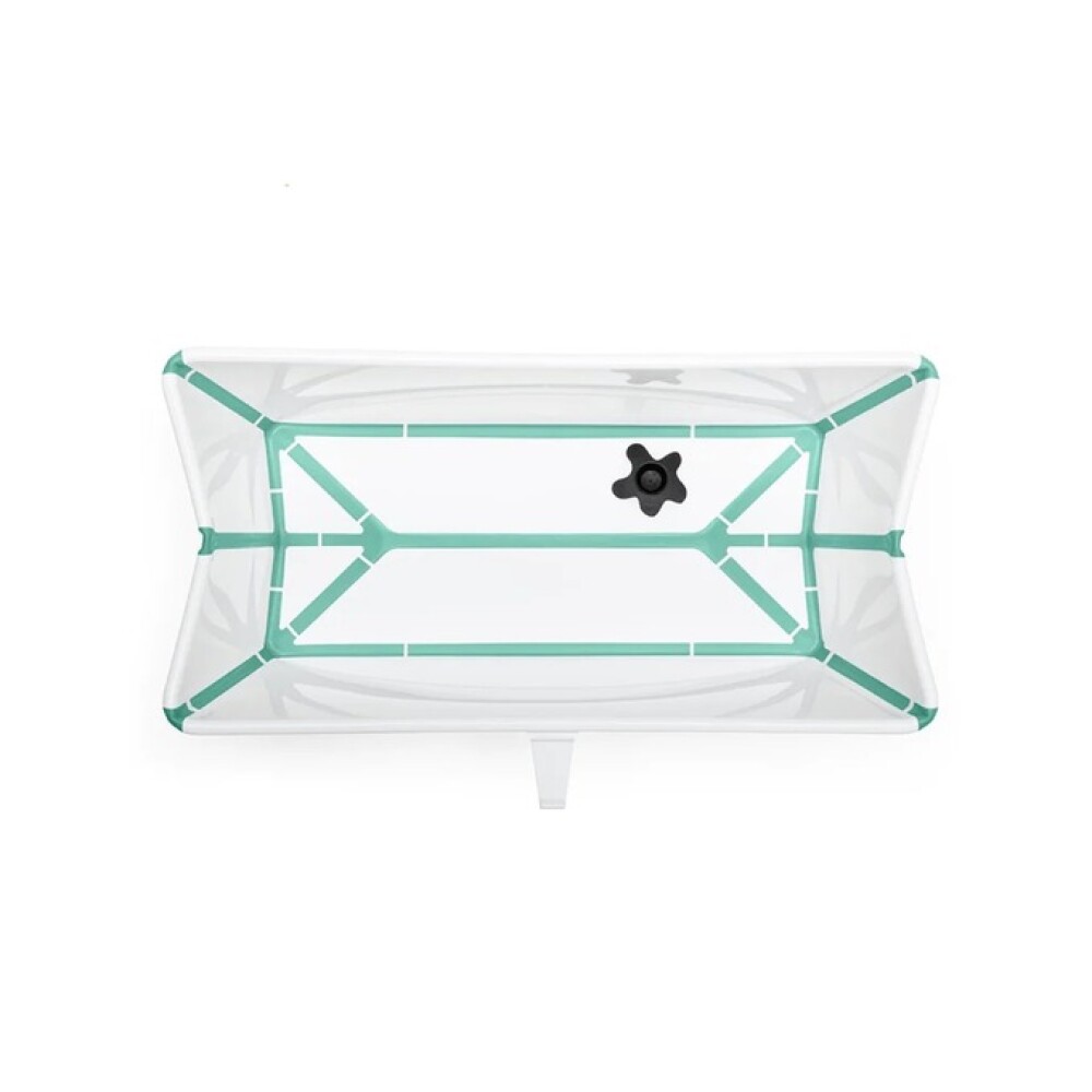Baño Stokke flexibath set c reposera blanco verde agua
