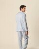 Pijama Algodón Pijama Algodón Celeste Lineas
