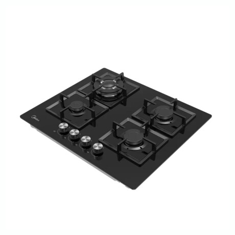 Anafe De Vidrio A Gas MIDEA MG60GK007AH1B 4 Hornallas Anafe De Vidrio A Gas MIDEA MG60GK007AH1B 4 Hornallas