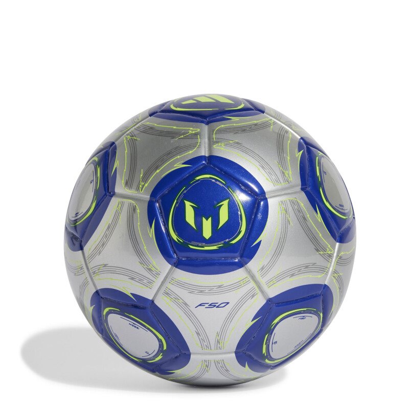 Pelota Adidas Mini Messi Plateado - Azul - Amarillo