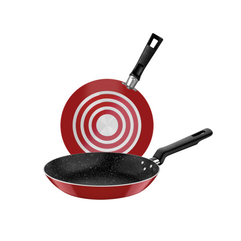 Juego 2 sartenes rojos "ROCH" Ø 20 y 24cm. -TRAMONTINA TR6420