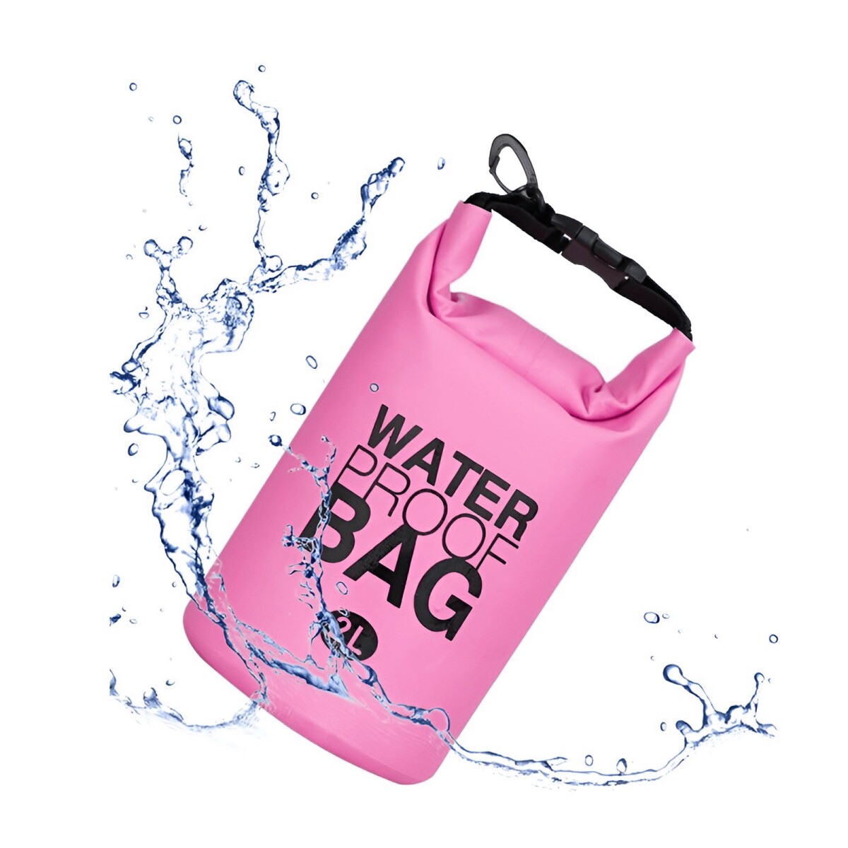 Bolso 2 Litros Celular Playa Piscina Impermeable Estanco - Variante Color Rosa 