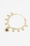 Pulsera cora dorado