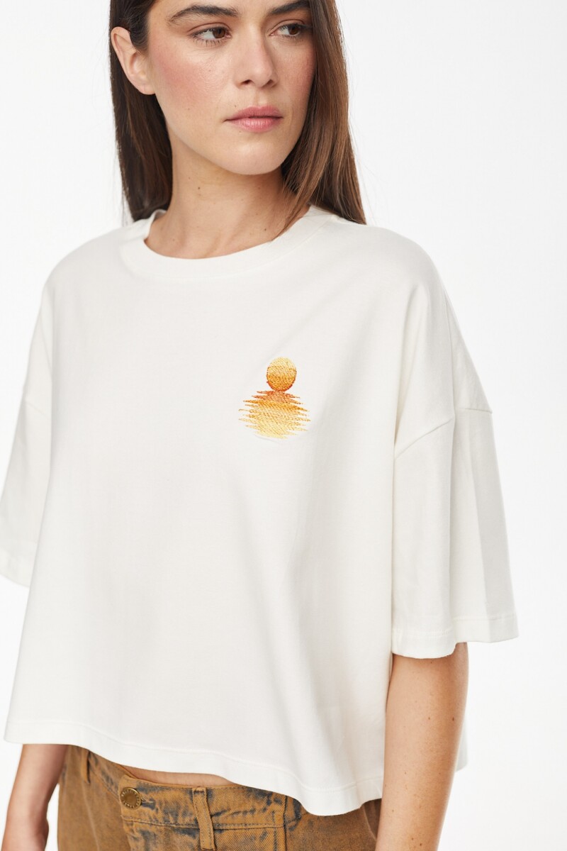 Remera Sunny - Bordado Amarillo 