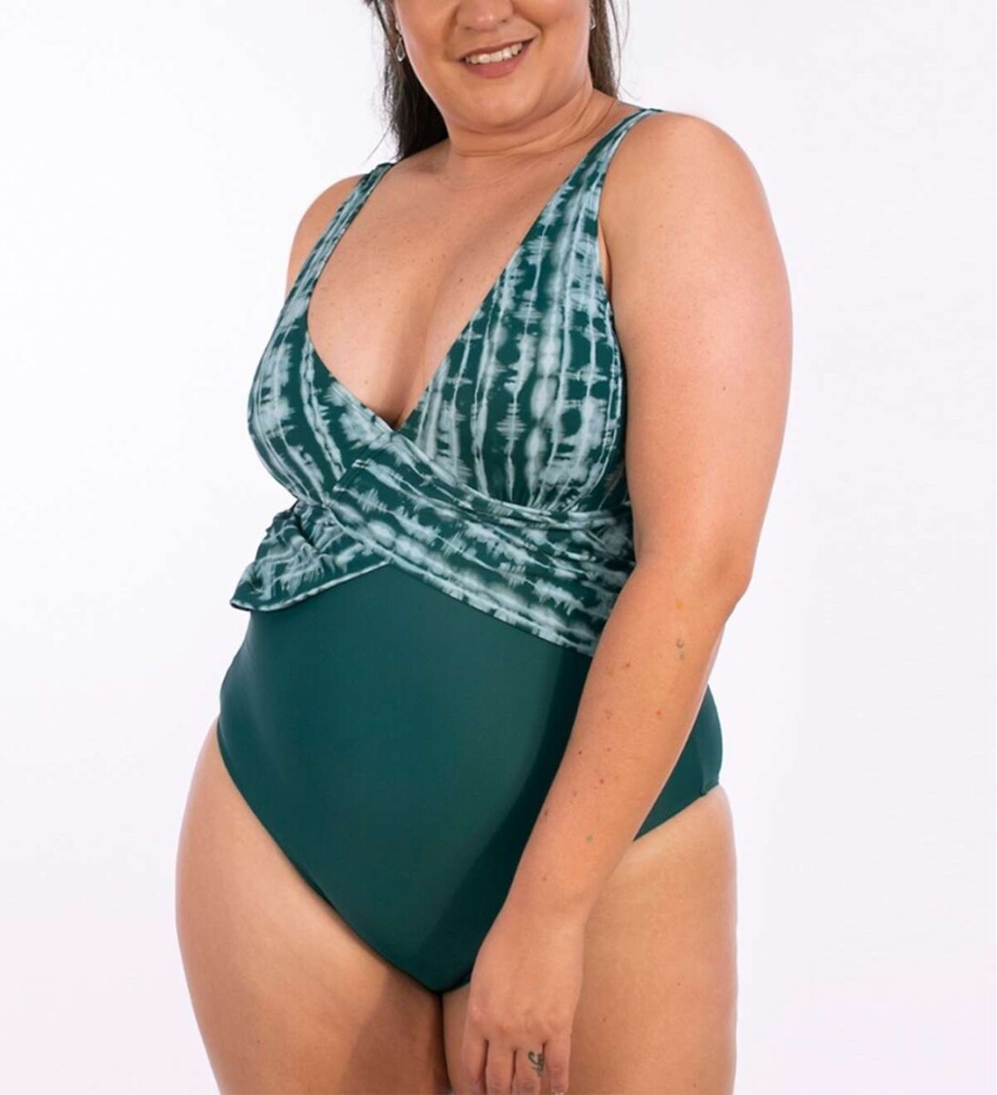 Malla swan combinada - Green tie dye 