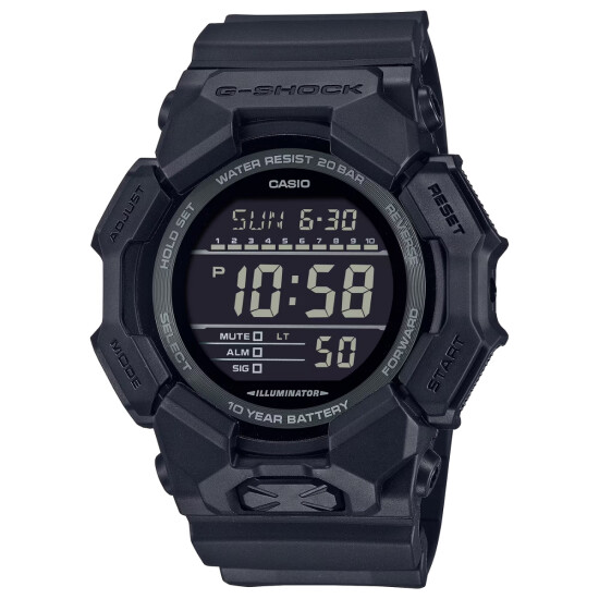 Reloj CASIO G-SHOCK GD010-1A1DR en Resina Negro Esfera 52mm 0