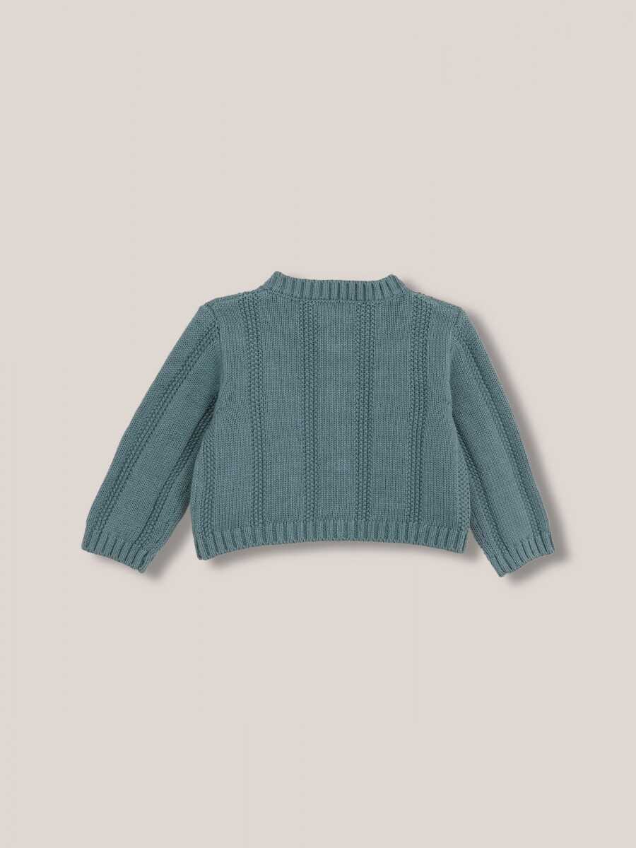 Chaqueta De Punto Blanco